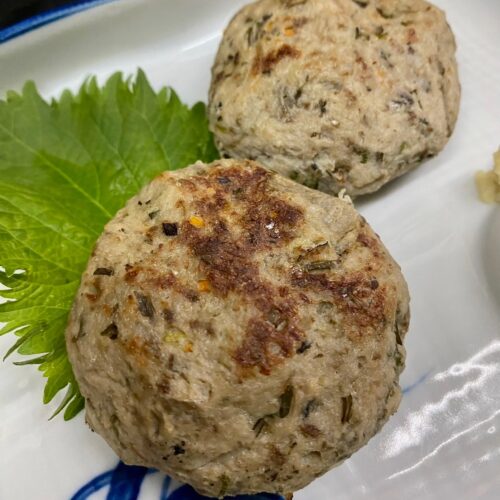 いわし玉のあぶり