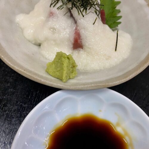 まぐろの山かけ