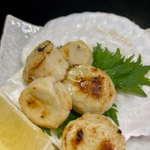 貝柱の塩焼き